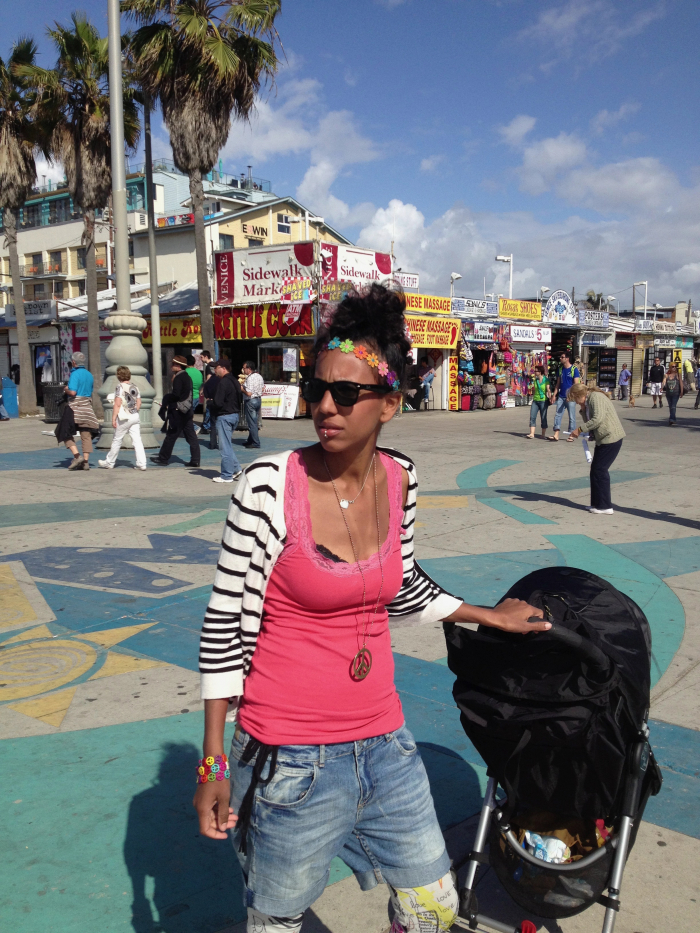 Venice Beach mom